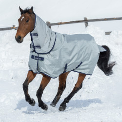 Couverture Bucas Power Turnout Extra 300g Argent Couverture Bucas Power Turnout Extra 300g Argent