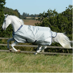 Couverture Bucas Power Turnout Extra 300g Argent Couverture Bucas Power Turnout Extra 300g Argent