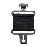 Borstverbreder Bucas met T-haak Zwart