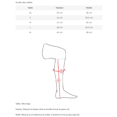 Mini-Chaps en cuir Comet B Vertigo Mini-Chaps en cuir Comet B Vertigo