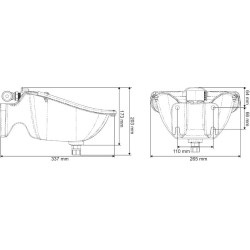 Abreuvoir Polyself PF2 à palette horizontale La Gée