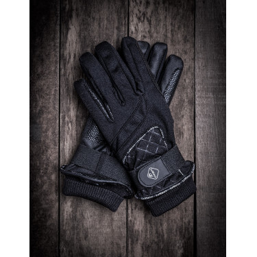 Gants Waterproof Lite LeMieux Noir Gants Waterproof Lite LeMieux Noir