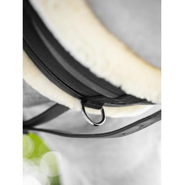 Sangle LeMieux doublée mouton anatomique Noir / naturel