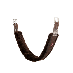 Anatomisch singel LeMieux gevoerd met schapenvacht Bruin / bruin Anatomisch singel LeMieux gevoerd met schapenvacht Bruin / bruin