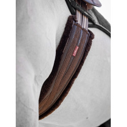 Sangle LeMieux doublée mouton anatomique Marron / marron Sangle LeMieux doublée mouton anatomique Marron / marron