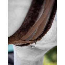 Sangle LeMieux doublée mouton anatomique Marron / marron Sangle LeMieux doublée mouton anatomique Marron / marron