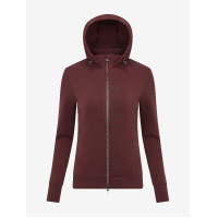 Sweat à capuche zippé LeMieux Elite Elle Bordeaux