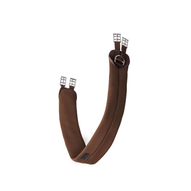 Neopreen Cavtat singel met anti-schuur sluiting Horze Kastanjebruin demitasse