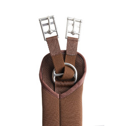 Neopreen Cavtat singel met anti-schuur sluiting Horze Kastanjebruin demitasse