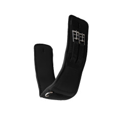 Sangle de dressage néoprène Varna sans élastique Horze Noir Sangle de dressage néoprène Varna sans élastique Horze Noir