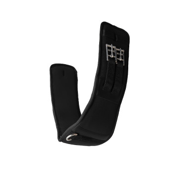 Sangle de dressage néoprène Varna sans élastique Horze Noir Sangle de dressage néoprène Varna sans élastique Horze Noir