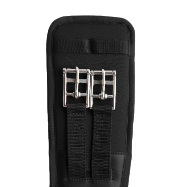 Sangle de dressage néoprène Varna sans élastique Horze Noir Sangle de dressage néoprène Varna sans élastique Horze Noir