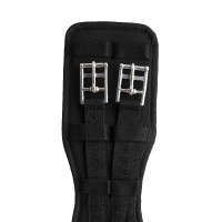 Samara voorgevormde neopreen dressuursingel met elastiek Horze Zwart Samara voorgevormde neopreen dressuursingel met elastiek Horze Zwart