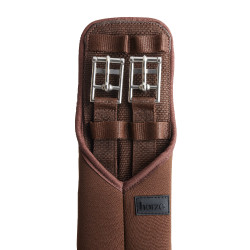 Sangle droite Néoprène Kazan sans élastique Horze Marron demitasse