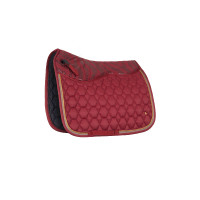 Tapis de selle de dressage Kenya Horze Rouge foncé rhubarbe Bordeaux Tapis de selle de dressage Kenya Horze Rouge foncé rhubarbe Bordeaux