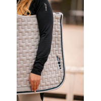 Tapis de selle de dressage Wicklow Horze Gris harbour mist Tapis de selle de dressage Wicklow Horze Gris harbour mist