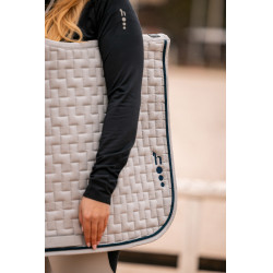 Tapis de selle de dressage Wicklow Horze Gris harbour mist Tapis de selle de dressage Wicklow Horze Gris harbour mist