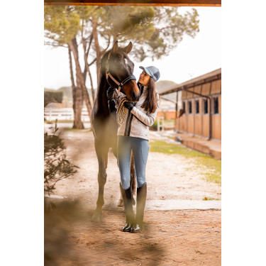 Veste d'équitation Cameron femme Horze Gris harbour mist Veste d'équitation Cameron femme Horze Gris harbour mist