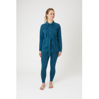Veste-chemise Alyssa femme Horze Bleu légion Veste-chemise Alyssa femme Horze Bleu légion