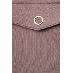 Veste-chemise Alyssa femme Horze Marron gris fer