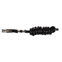 Longe Horze Supreme, mousqueton anti-panique Noir
