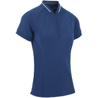 Polo Equithème Elodie Korte mouwen Bleu marine
