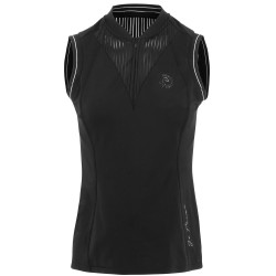 Polo Equithème Margot Noir Polo Equithème Margot Noir