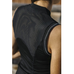 Polo Equithème Margot Noir Polo Equithème Margot Noir