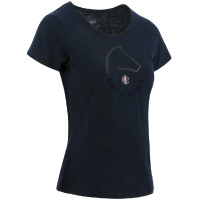 T-shirt Equithème Claire Bleu marine