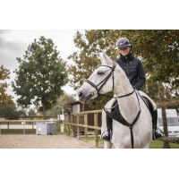 Martingaalriem Pénélope Bip Plain Elastisch Zwart