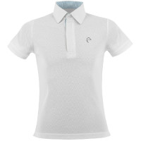 Poloshirt mesh Equithème Edy Wit