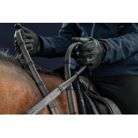 Rubberen Teugels 1/2 Met 7 Stops Dy'on D Collectie Zwart