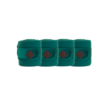 Polar Fleece Velvet Polo Bandages Kentucky Donkergroen