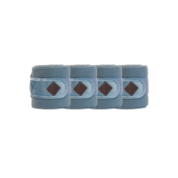 Polar Fleece Velvet Polo Bandages Kentucky Lichtblauw