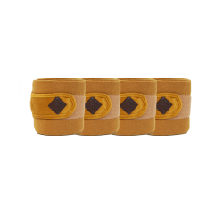 Polar Fleece Velvet Polo Bandages Kentucky Mosterdkleurig Geel