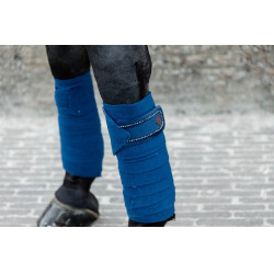 Bandes de polo Polar Fleece Velvet Pearls Kentucky Bleu marine