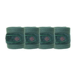 Polar Fleece Velvet Parels Kentucky Polobanden Donkergroen Polar Fleece Velvet Parels Kentucky Polobanden Donkergroen