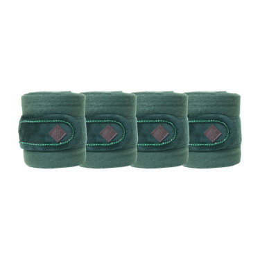 Polar Fleece Velvet Parels Kentucky Polobanden Donkergroen Polar Fleece Velvet Parels Kentucky Polobanden Donkergroen