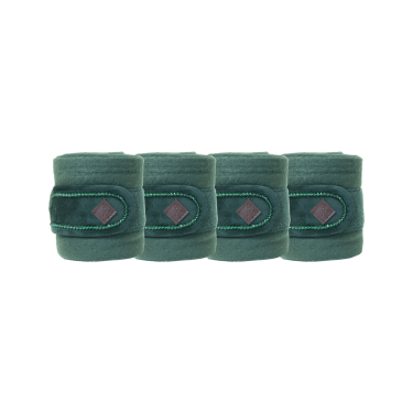 Polar Fleece Velvet Parels Kentucky Polobanden Donkergroen Polar Fleece Velvet Parels Kentucky Polobanden Donkergroen
