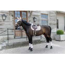 Polar Fleece Velvet Parels Kentucky Polobanden Lichtroze Polar Fleece Velvet Parels Kentucky Polobanden Lichtroze