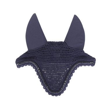 Bonnet Long Stone & Pearl Kentucky Bleu marine