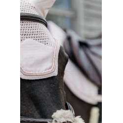 Bonnet Wellington Velvet Pearls Kentucky Rose pâle