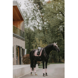 Bonnet Wellington Velvet Pearls Kentucky Rose pâle