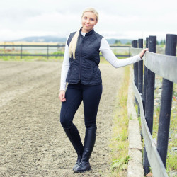 Pantalon Horze Active à fond silicone femme Noir Pantalon Horze Active à fond silicone femme Noir