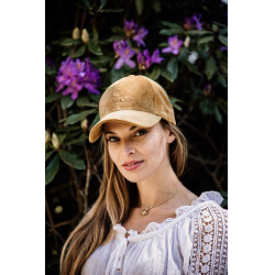 Baseballpet Fluweel Kentucky Mosterdkleurig Baseballpet Fluweel Kentucky Mosterdkleurig
