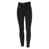 Kinderbroek Horze Active met siliconen zitvlak Zwart Kinderbroek Horze Active met siliconen zitvlak Zwart