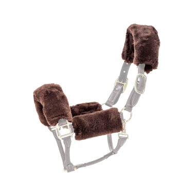 Fourreau en mouton pour Licol 4 pièces Kentucky Marron Fourreau en mouton pour Licol 4 pièces Kentucky Marron