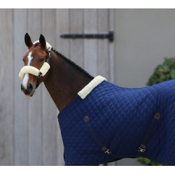 Schapenvacht hoes voor halster 4 stuks Kentucky Natuurlijk Bruin Schapenvacht hoes voor halster 4 stuks Kentucky Natuurlijk Bruin