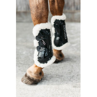 Guêtres Bamboo Élastique mouton vegan Kentucky Noir Guêtres Bamboo Élastique mouton vegan Kentucky Noir