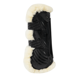Guêtres Bamboo Élastique mouton vegan Kentucky Noir